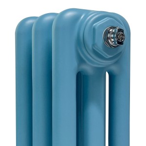 Bespoke Column Radiators - Baby Blue