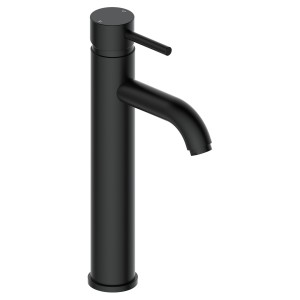 Winx Matt Black High Rise Mono Basin Mixer Tap