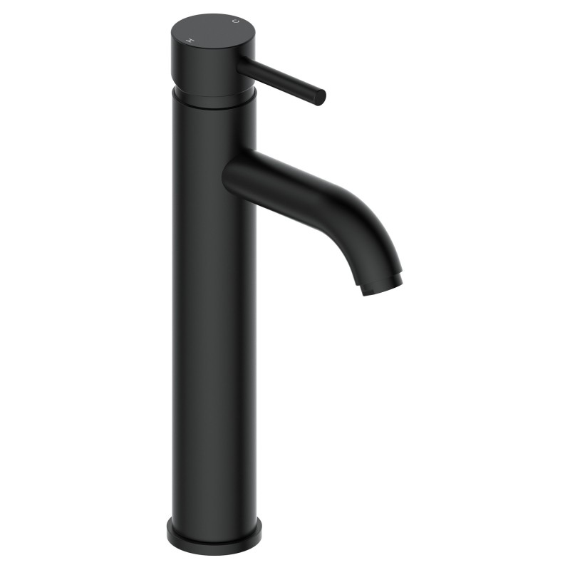 Winx Matt Black High Rise Mono Basin Mixer Tap