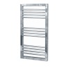 500mm (w) x 800mm (h) Castell Chrome Oval Tube Towel Rail