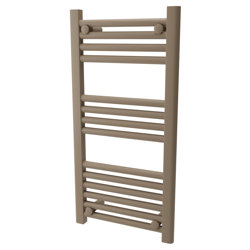 300mm  x 800mm  Straight White Heated Bathroom Towel Rail