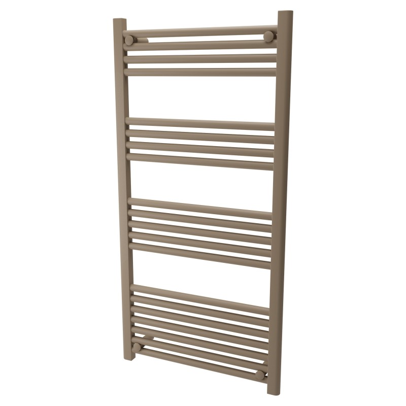 300mm  x 800mm  Straight White Heated Bathroom Towel Rail