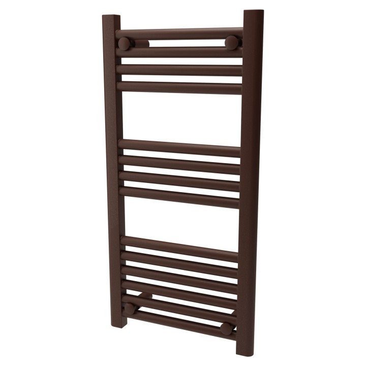 400mm  x 800mm  Straight Mocha Heated Bathroom Towel Rail