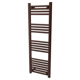 400mm  x 1200mm  Straight Mocha Heated Bathroom Towel Rail