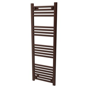 400mm (w) x 1200mm (h) Straight Mocha Towel Rail