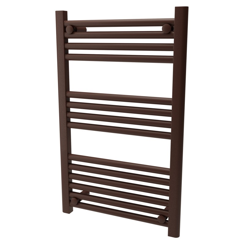 300mm  x 800mm  Straight White Heated Bathroom Towel Rail