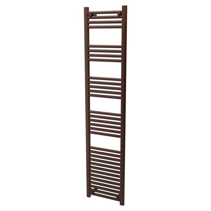 400mm  x 1800mm  Straight Mocha Heated Bathroom Towel Rail