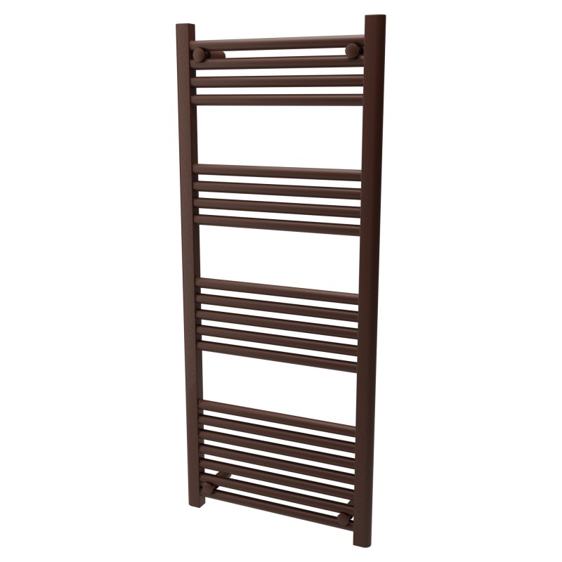 300mm  x 800mm  Straight White Heated Bathroom Towel Rail