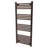 300mm  x 800mm  Straight White Heated Bathroom Towel Rail