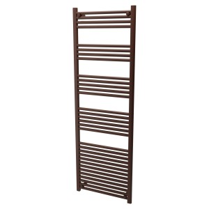 600mm (w) x 1800mm (h) Straight Mocha Towel Rail