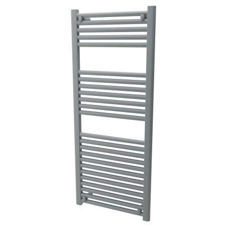 500mm  x 1200mm  Straight Silver Grey Heated Bathroom Towel Rail