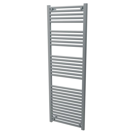 500mm  x 1500mm  Straight Silver Grey Heated Bathroom Towel Rail