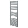 500mm  x 1500mm  Straight Silver Grey Heated Bathroom Towel Rail