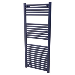 500mm  x 1200mm Straight Sapphire Blue Heated Bathroom Towel Rail