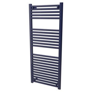 500mm (w) x 1200mm (h) Straight Sapphire Blue Towel Rail