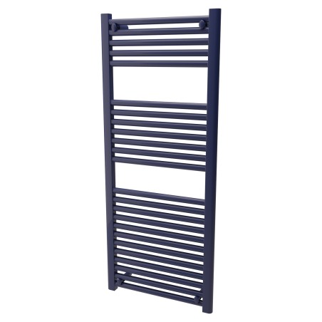 500mm  x 1200mm Straight Sapphire Blue Heated Bathroom Towel Rail