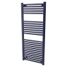 500mm  x 1200mm Straight Sapphire Blue Heated Bathroom Towel Rail