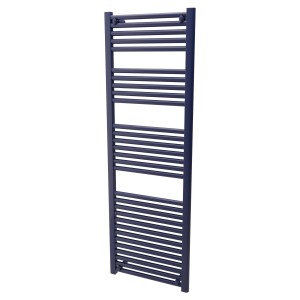 500mm (w) x 1500mm (h) Straight Sapphire Blue Towel Rail