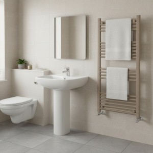 600mm (w) x 1200mm (h) Straight Stone Towel Rail