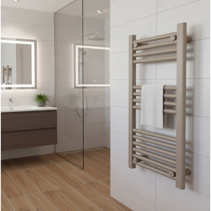 500mm (w) x 800mm (h) Straight Stone Towel Rail - closeup