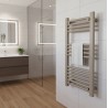 500mm (w) x 800mm (h) Straight Stone Towel Rail - closeup