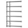 500mm (w) x 800mm (h) Hampton Chrome Traditional Wall Mounted Towel Rail Radiator
