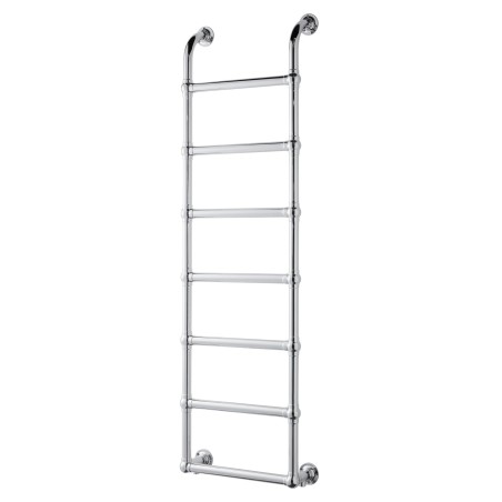 500mm (w) x 1600mm (h) Hastings Chrome Traditional Wall Mounted Towel Rail Radiator