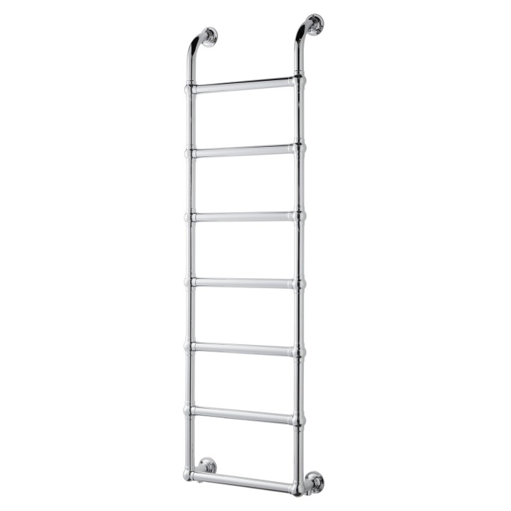 500mm (w) x 1600mm (h) Hastings Chrome Traditional Wall Mounted Towel Rail Radiator