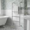 500mm (w) x 1200mm (h) Hastings Chrome Traditional Wall Mounted Towel Rail Radiator