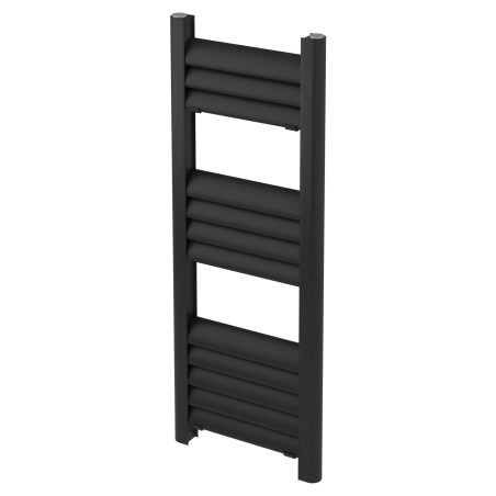 300mm (w) x 800mm (h) Evolve Black Heated Towel Rail