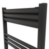 500mm (w) x 1400mm (h) Evolve Black Heated Towel Rail - Closeup