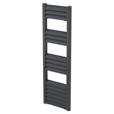 300mm (w) x 1000mm (h) Evolve Anthracite Heated Towel Rail