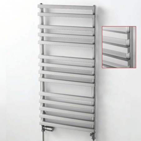 Aeon "Cengiz" Designer Brushed Stainless Steel Towel Rails (3 Sizes)
