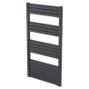 500mm (w) x 1000mm (h) Evolve Anthracite Heated Towel Rail