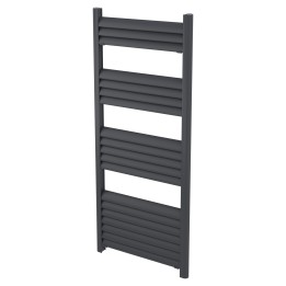 500mm (w) x 1200mm (h) Evolve Anthracite Heated Towel Rail