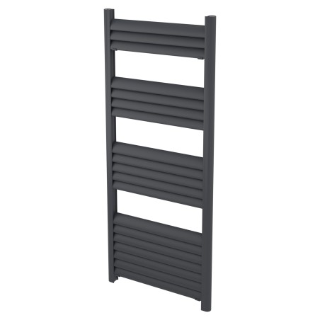 500mm (w) x 1200mm (h) Evolve Anthracite Heated Towel Rail