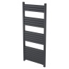500mm (w) x 1200mm (h) Evolve Anthracite Heated Towel Rail