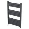 500mm (w) x 800mm (h) Evolve Anthracite Heated Towel Rail