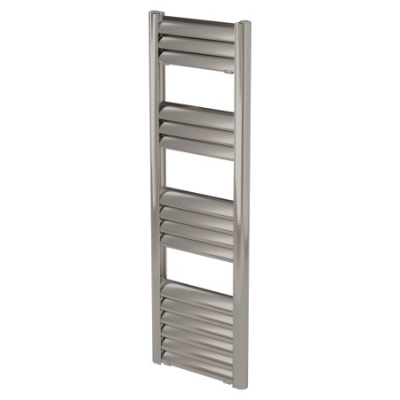 300mm (w) x 1000mm (h) Evolve Polished Anodised Aluminium Heated Towel Rail
