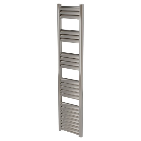 300mm (w) x 1400mm (h) Evolve Polished Anodised Aluminium Heated Towel Rail