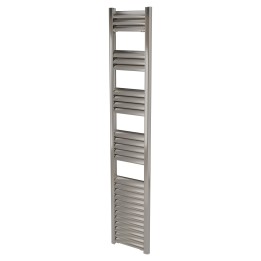 300mm (w) x 1600mm (h) Evolve Polished Anodised Aluminium Heated Towel Rail