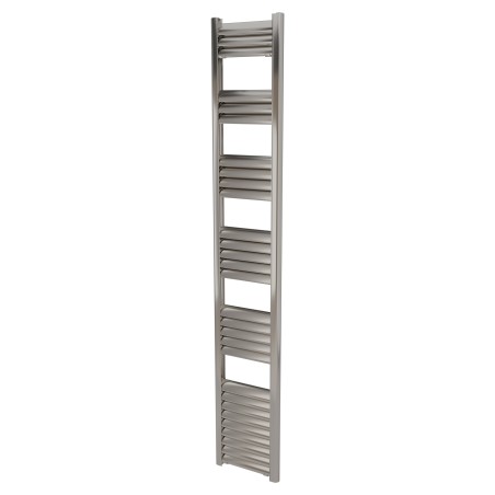 300mm (w) x 1800mm (h) Evolve Polished Anodised Aluminium Heated Towel Rail