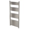 500mm (w) x 1200mm (h) Evolve Polished Anodised Aluminium Heated Towel Rail