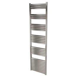 500mm (w) x 1800mm (h) Evolve Polished Anodised Aluminium Heated Towel Rail