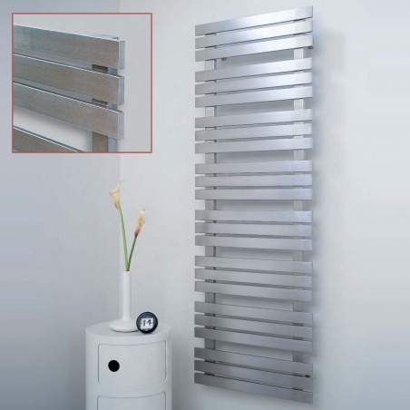 Aeon "Kaptan" Designer Brushed Stainless Steel Towel Rails ( Sizes)