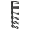 500mm (w) x 1500mm (h) Avantis Black Heated Towel Rail
