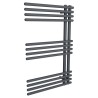 500mm (w) x 800mm (h) Avantis Anthracite Heated Towel Rail