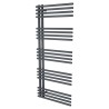 500mm (w) x 1200mm (h) Avantis Anthracite Heated Towel Rail