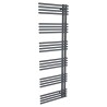 500mm (w) x 1500mm (h) Avantis Anthracite Heated Towel Rail