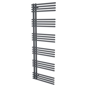 500mm (w) x 1500mm (h) Avantis Anthracite Designer Towel Rail